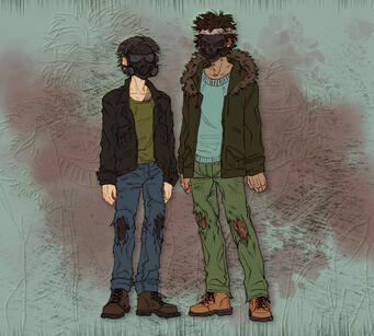 Kids in Gas Masks 2024